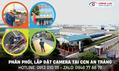 Lắp camera quan sát tại cụm công nghiệp An Tràng Hải Phòng
